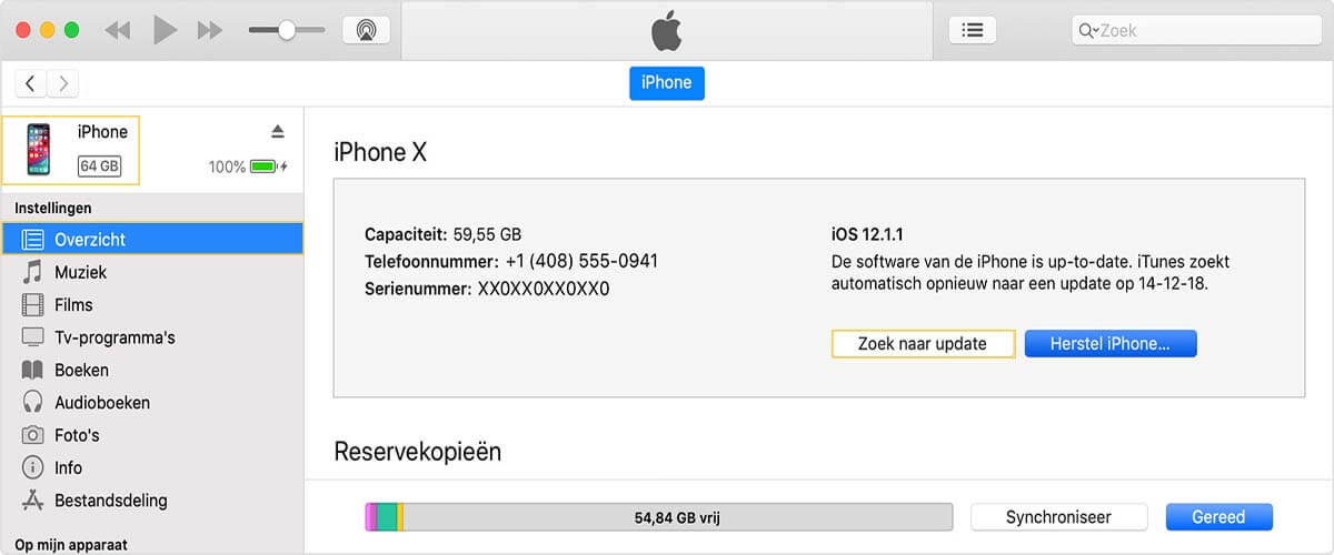 Software updaten via iTunes