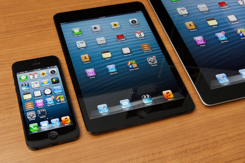 ipad mini en iphone