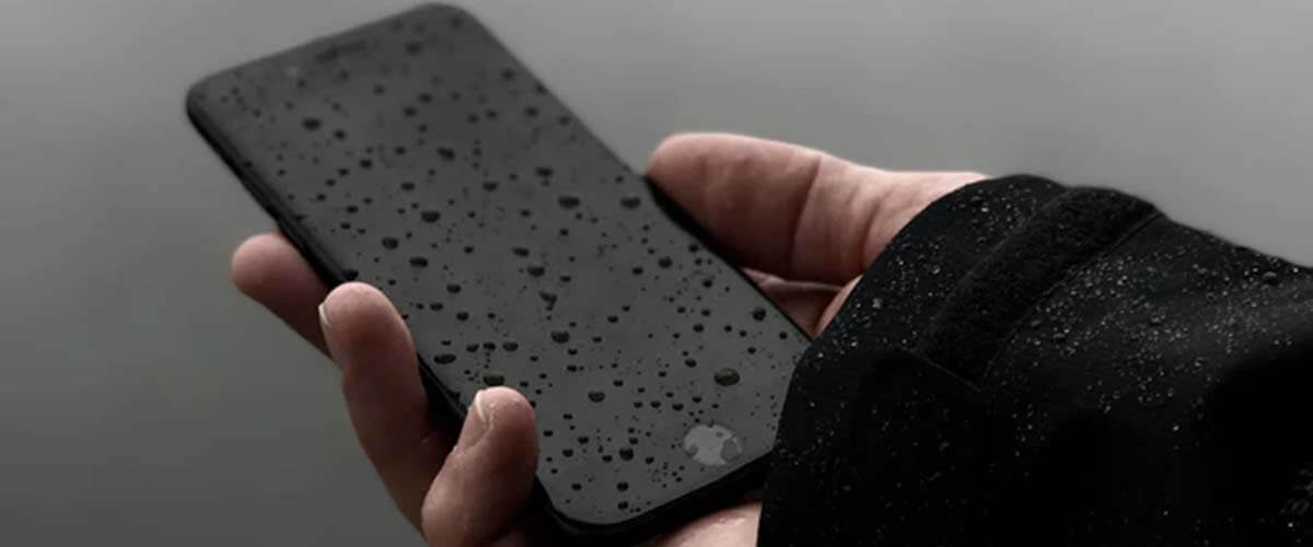 iPhone waterbestendig tegen regen