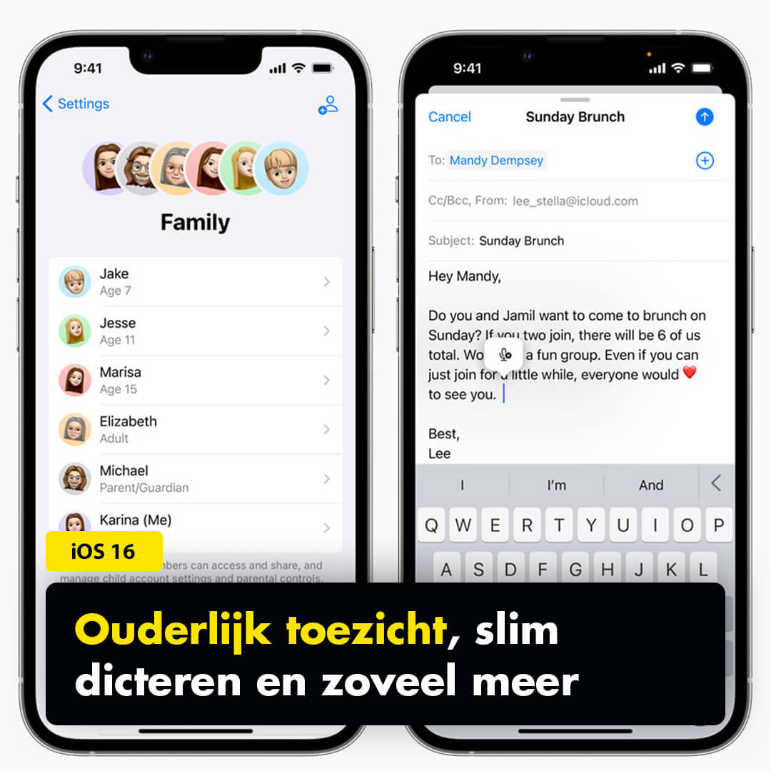 iOS 16 overige functies