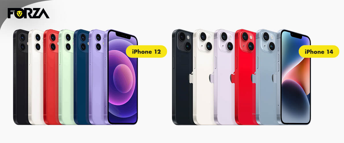 iPhone 12 vs iPhone 14 kleuren