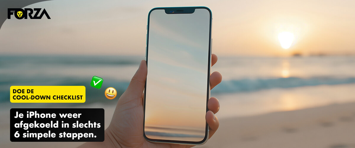 iPhone scherm hittewaarschuwing checklist
