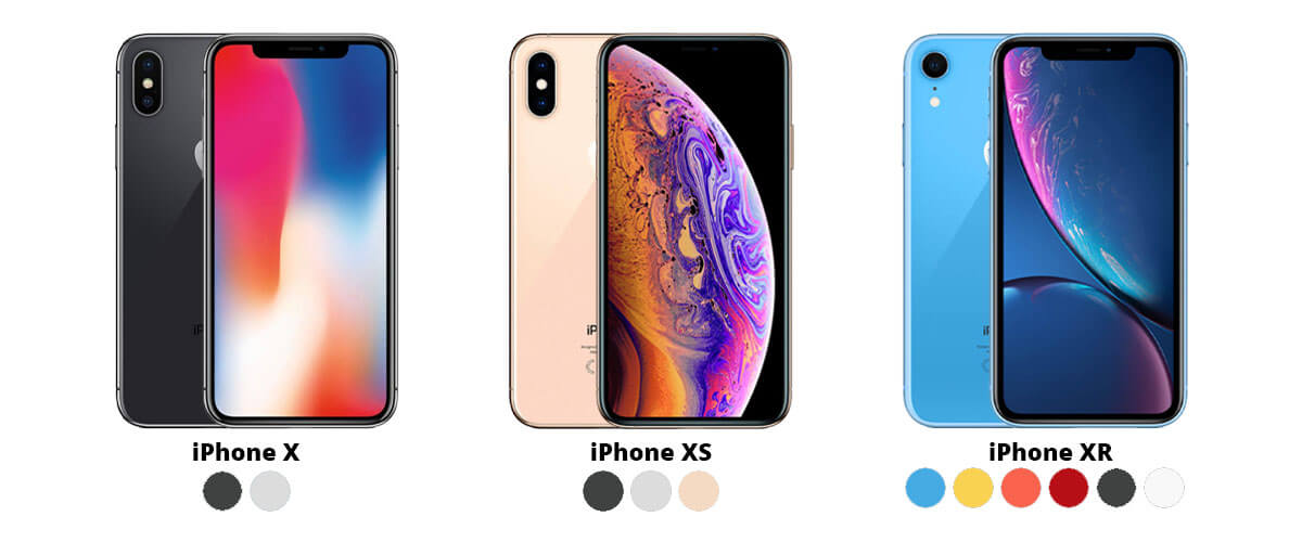 Design iPhone X, iPhone XS en iPhone XR