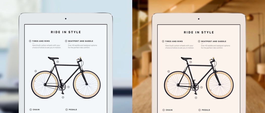 True Tone bij de iPad Pro