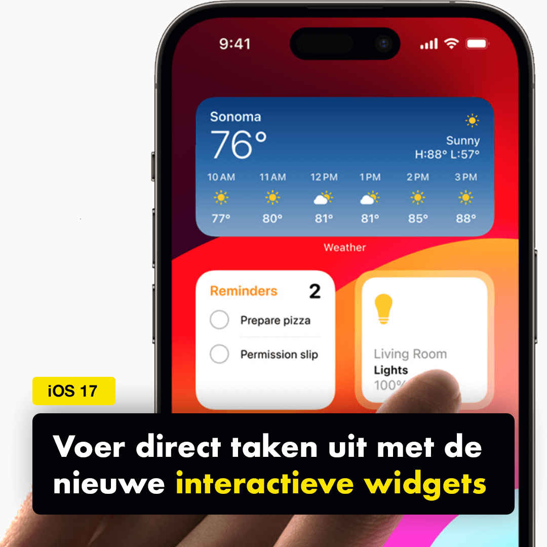 iOS 17 release date interactieve widgets